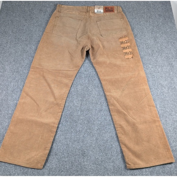 Vtg Ralph Lauren Polo Jeans Company Corduroy Hayden Pants Mens 36/30 Brown NWT - Picture 9 of 10